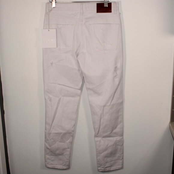 NWT One Teaspoon White Awesome Baggies Size 23 Distressed - Picture 3 of 6